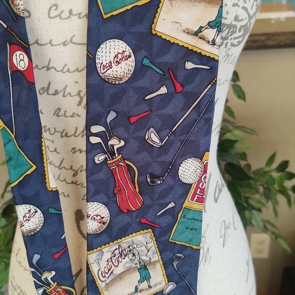Awesome Coca Cola Golf Tie!